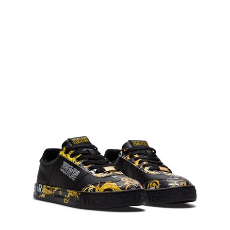 scarpe versace nere alte|Scarpe Versace Jeans Couture per uomo .